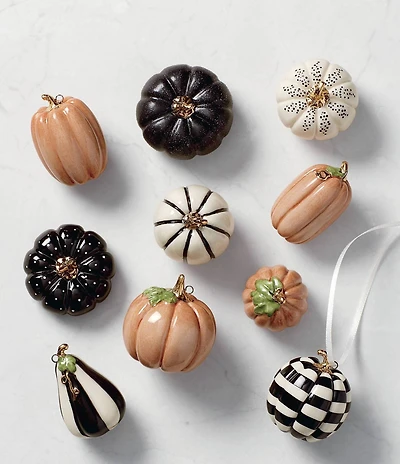 Lenox Mini Pumpkin 10-Piece Ornament Set