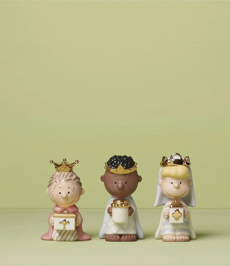 Lenox Nativity The Christmas Pageant 3 Kings Figurine Set