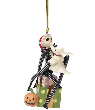 Lenox Nightmare Before Christmas Santa Jack Skellington Porcelain Ornament