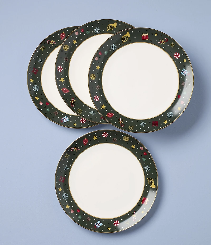 Lenox Nutcracker Ballet Collection Dinner Plates, Set of 4