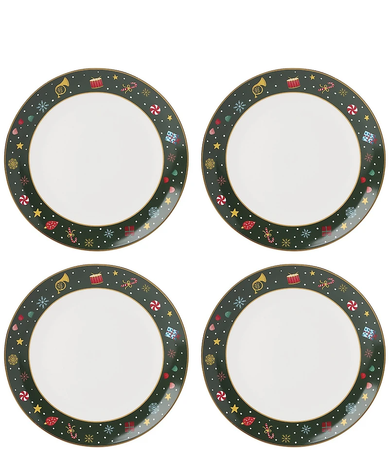 Lenox Nutcracker Ballet Collection Dinner Plates, Set of 4