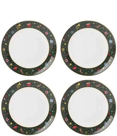 Lenox Nutcracker Ballet Collection Dinner Plates, Set of 4