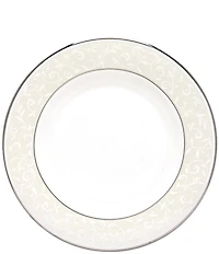 Lenox Opal Innocence Vine & Pearl Platinum Opalescent Bone China Salad Plate