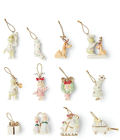 Lenox Ornament Trees How The Grinch Stole Christmas 12-Piece Ornament Set