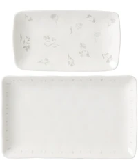 Lenox Oyster Bay Collection Nesting Serving Platters, Set of 2