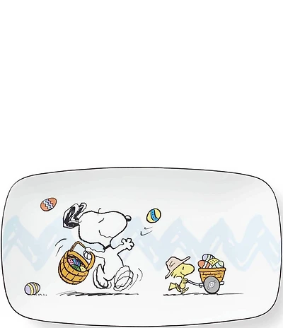 Lenox Peanut Snoopy & Woodstock Easter Serving Tray