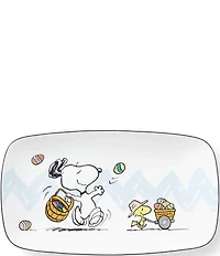 Lenox Peanut Snoopy & Woodstock Easter Serving Tray