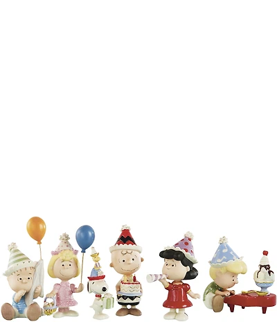 Lenox Peanuts 6-Piece Birthday Party Figurine Set