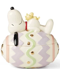 Lenox Peanuts Easter Snoopy Covered Candy Dish