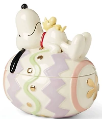 Lenox Peanuts Easter Snoopy Covered Candy Dish