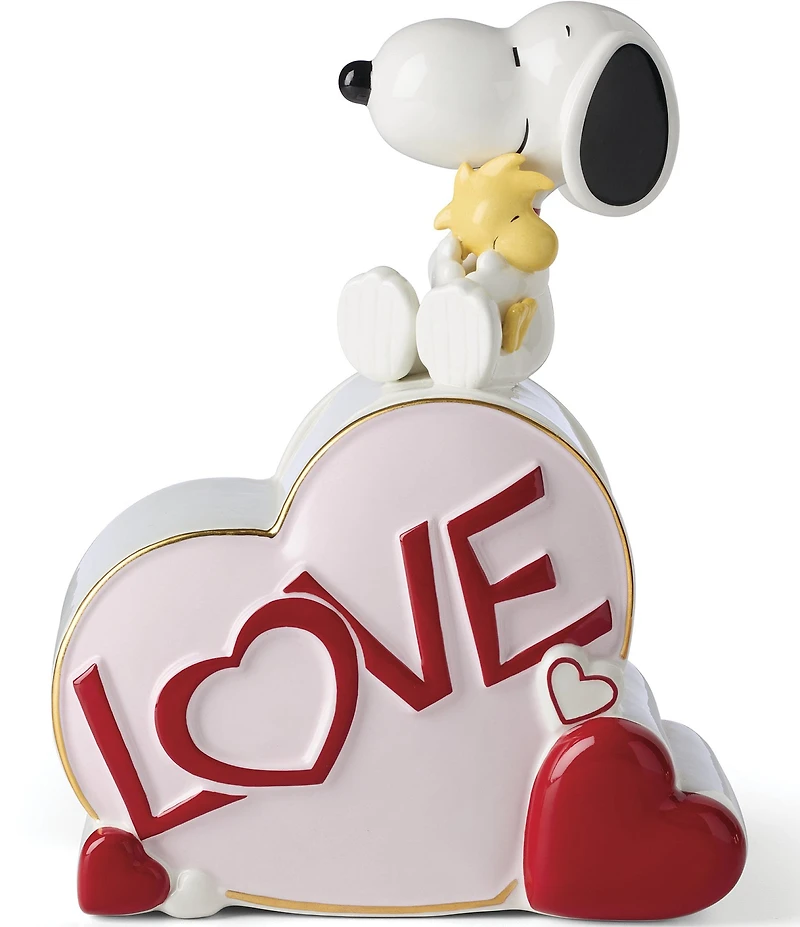 Lenox Snoopy Valentine's Day Porcelain Candy Jar