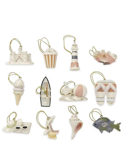 Lenox Summer 12-Piece Mini Ornament Set