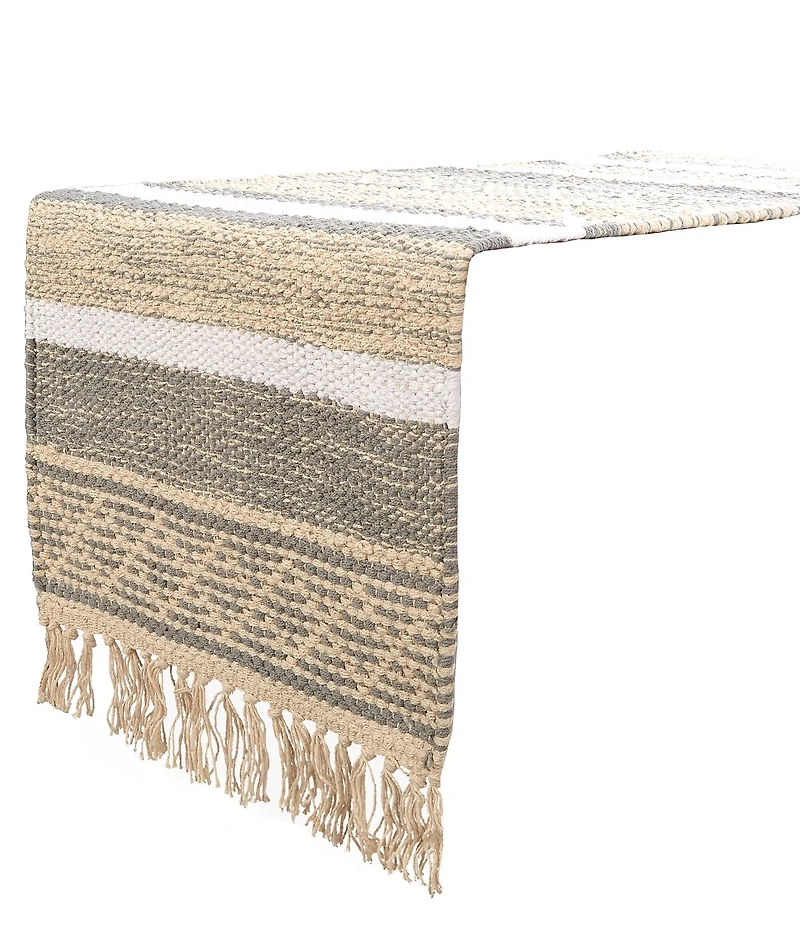 Lenox Textured Neutral 72#double; Runner