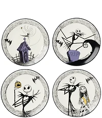 Lenox The Nightmare Before Christmas Collection Accent Plates, Set of 4