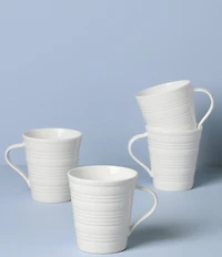 Lenox Tin Can Alley 4 Degree Mugs, Set of 4