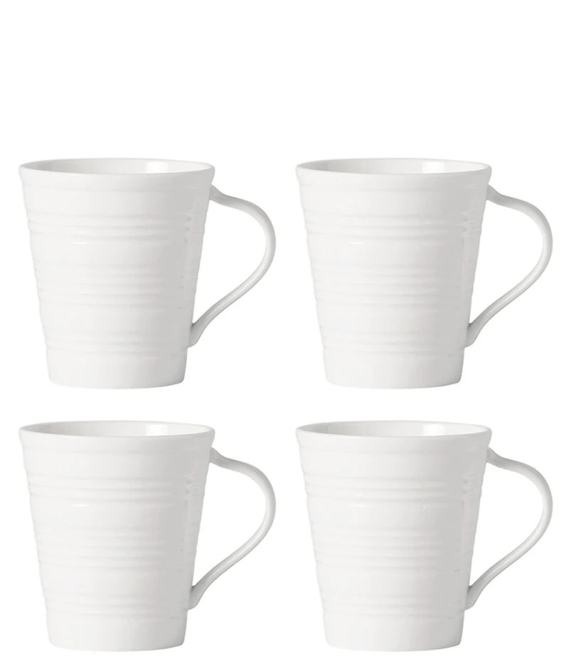 Lenox Tin Can Alley 4 Degree Mugs, Set of 4