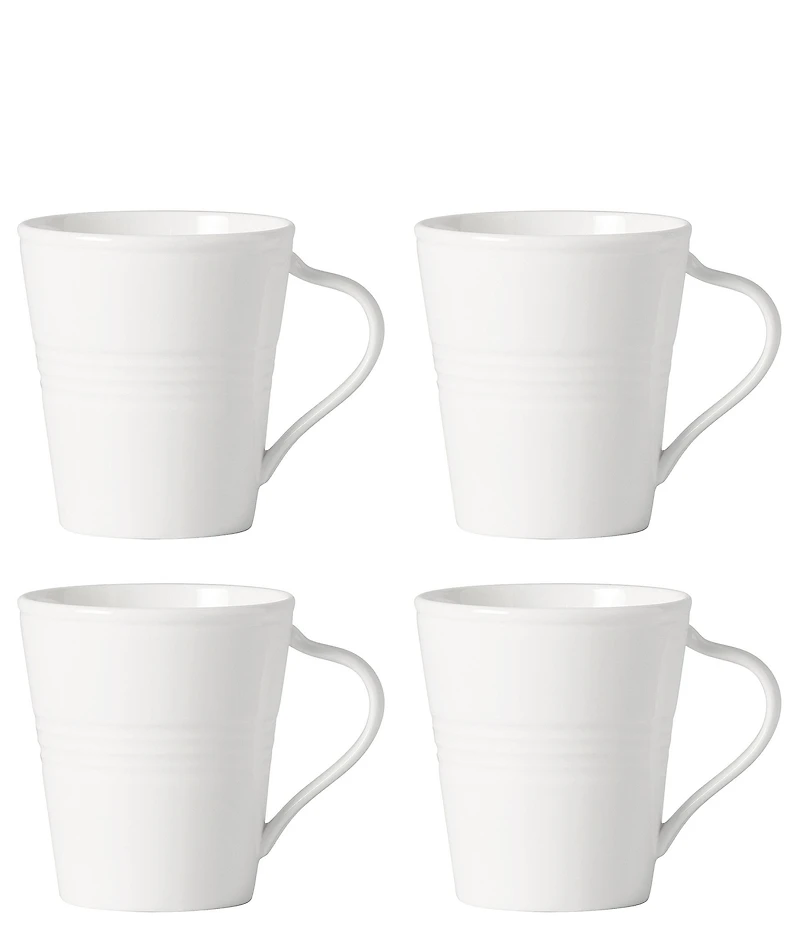 Lenox Tin Can Alley 7 Degree Mugs, Set of 4