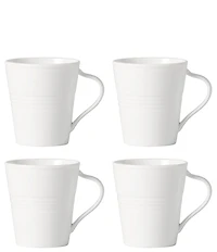 Lenox Tin Can Alley 7 Degree Mugs, Set of 4