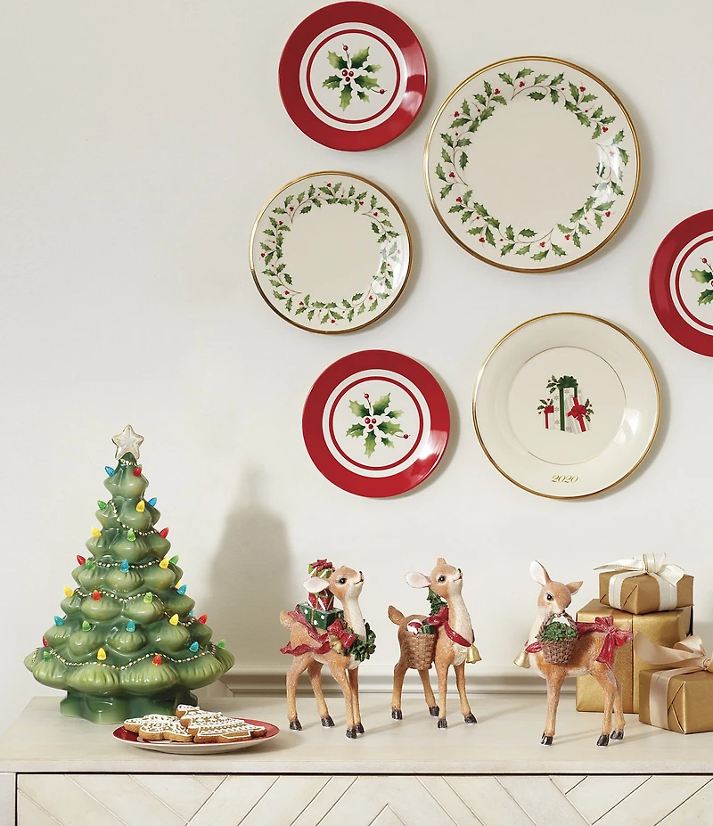 Lenox Treasured Tradition Green Lit Tree Figurine