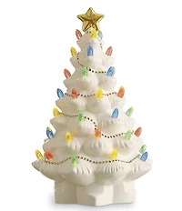 Lenox Treasured Traditions Ivory Lit Tree Figurine