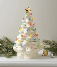 Lenox Treasured Traditions Ivory Lit Tree Figurine