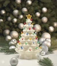 Lenox Treasured Traditions Ivory Lit Tree Figurine