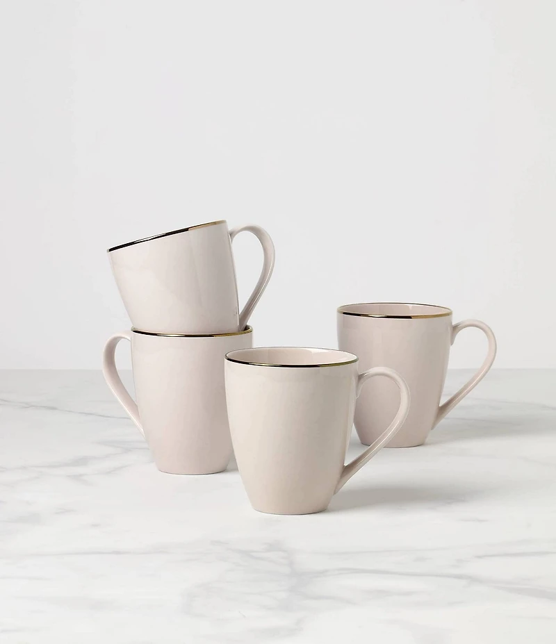 Lenox Trianna Mugs, Set of 4
