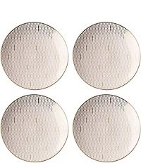 Lenox Trianna Pink Geometric Salad Plates, Set of 4