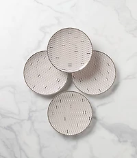 Lenox Trianna Pink Geometric Salad Plates, Set of 4