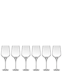 Lenox Tuscany Classics Angled Optic Wine Glasses, Set of 6