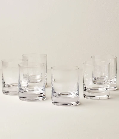Lenox Tuscany Classics Cylinder Double Old-Fashioned Glasses, Set of 6