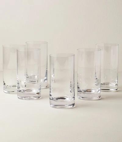 Lenox Tuscany Classics Cylinder Highball Glasses, Set of 6
