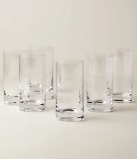 Lenox Tuscany Classics Cylinder Highball Glasses, Set of 6