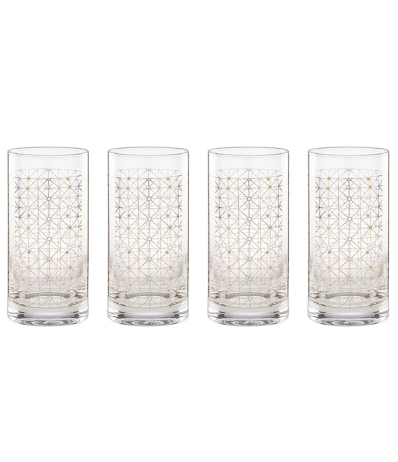 Lenox Tuscany Classics Gold Dust Highball, Set of 4