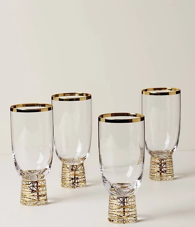 Lenox Tuscany Classics Gold Frost All-Purpose Glasses, Set of 4