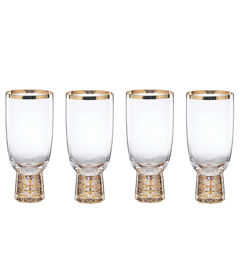 Lenox Tuscany Classics Gold Frost All-Purpose Glasses, Set of 4
