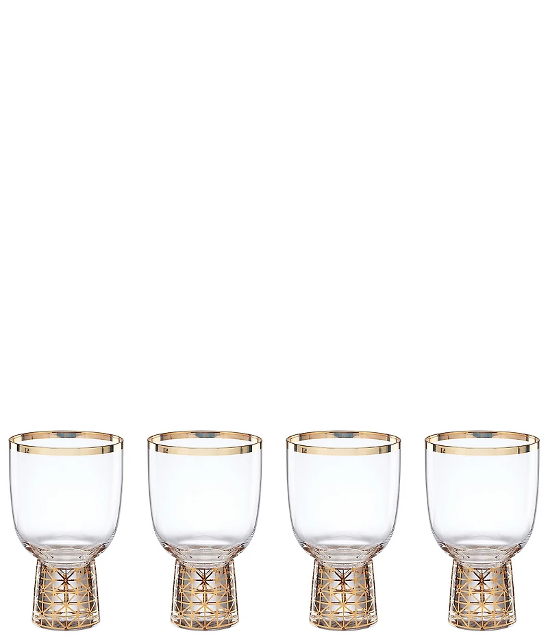 Lenox Tuscany Classics Gold Frost Wine Glasses, Set of 4