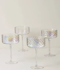 Lenox Tuscany Classics Iridescent Coupes, Set of 4