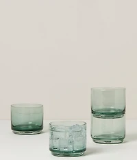 Lenox Tuscany Classics Stackable Short Glasses, Set of 4