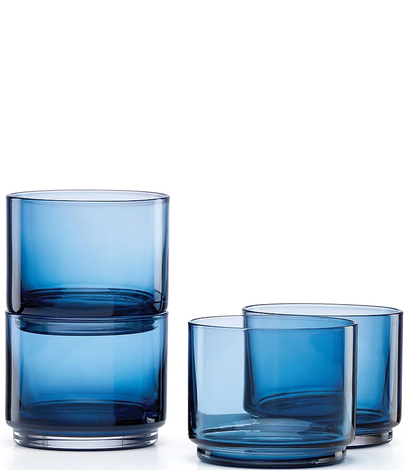 Lenox Tuscany Classics Stackable Short Glasses, Set of 4