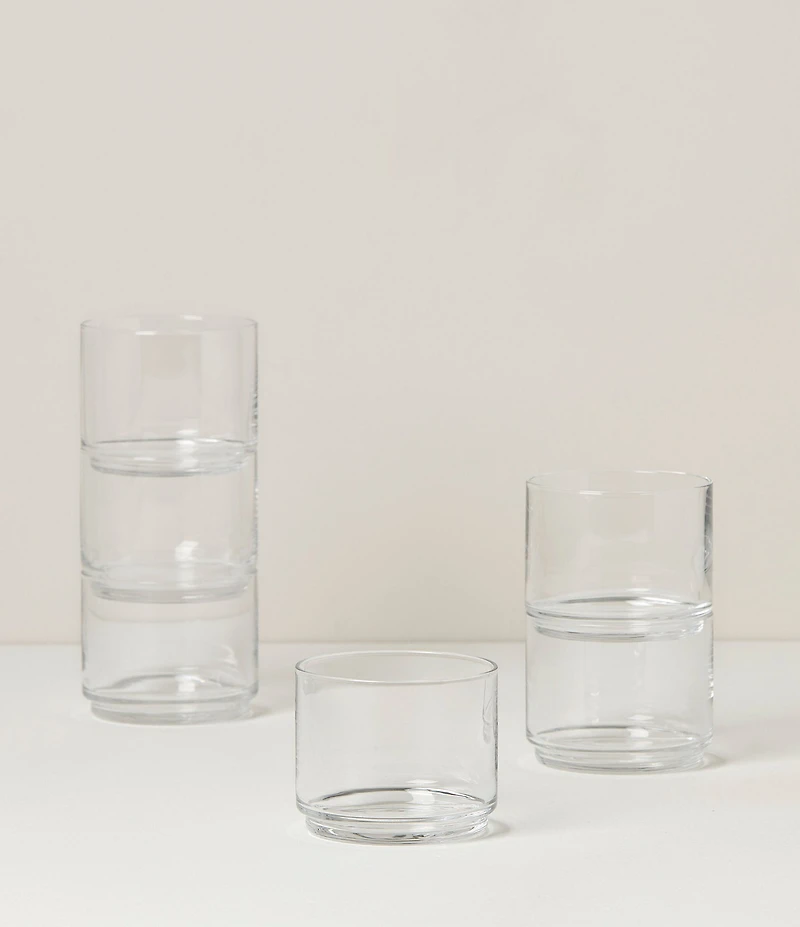 Lenox Tuscany Classics Stackable Short Glasses