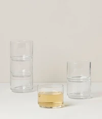 Lenox Tuscany Classics Stackable Short Glasses