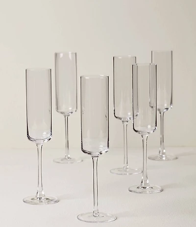 Lenox Tuscany Classics Straight Flutes, Set of 6