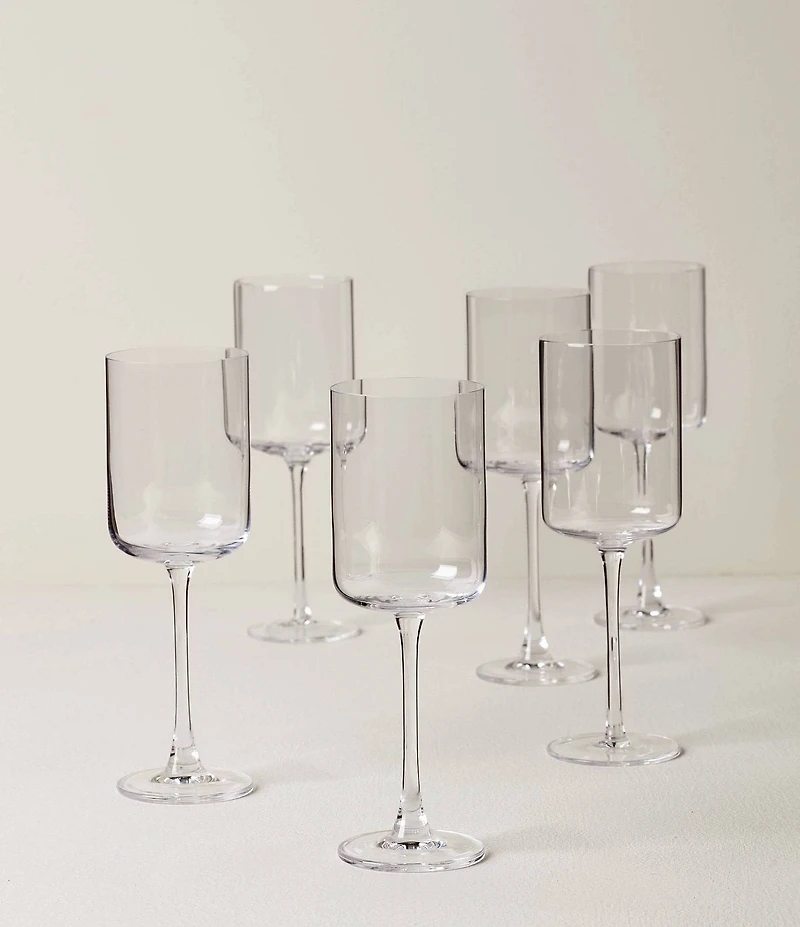 Lenox Tuscany Classics Straight White Wine Glasses, Set of 6