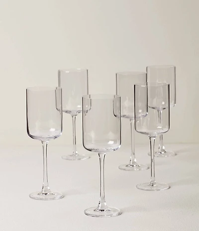 Lenox Tuscany Classics Straight White Wine Glasses, Set of 6