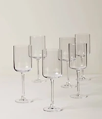 Lenox Tuscany Classics Straight White Wine Glasses, Set of 6