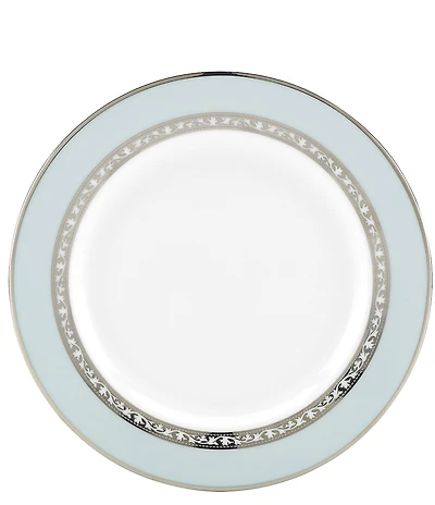 Westmore Floral Platinum Bone China Bread Plate
