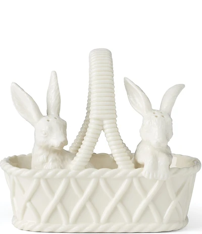 Lenox Wicker Creek Bunny Salt & Pepper Set