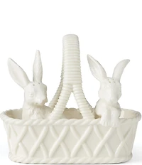 Lenox Wicker Creek Bunny Salt & Pepper Set