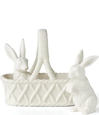 Lenox Wicker Creek Bunny Salt & Pepper Set